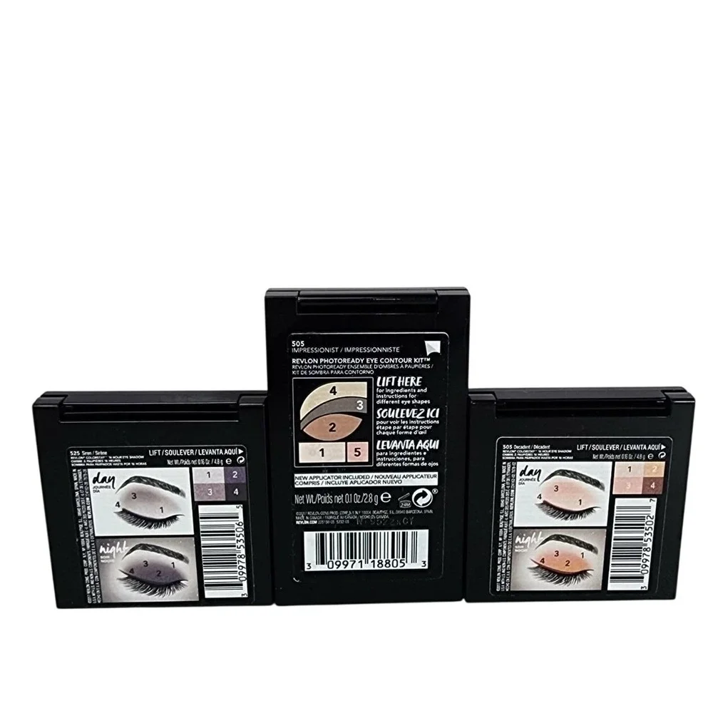 Revlon Photoready‎ Eye Contour Kit 505 Decadent 525 Siren Makeup Set